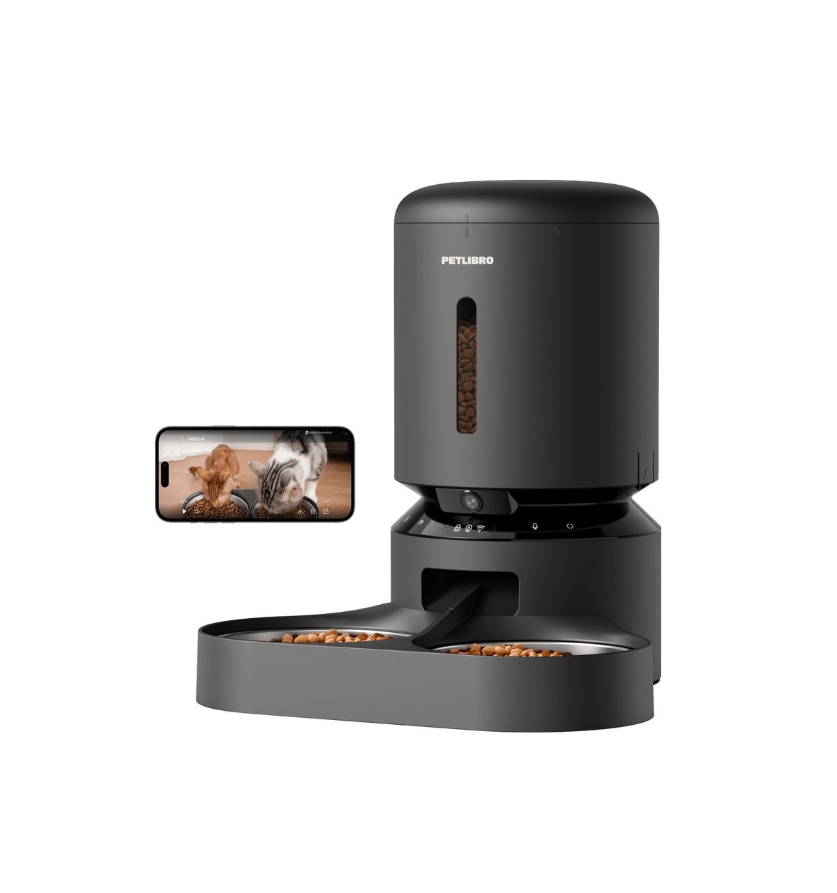 Granary Smart Camera Feeder Dual Bowl