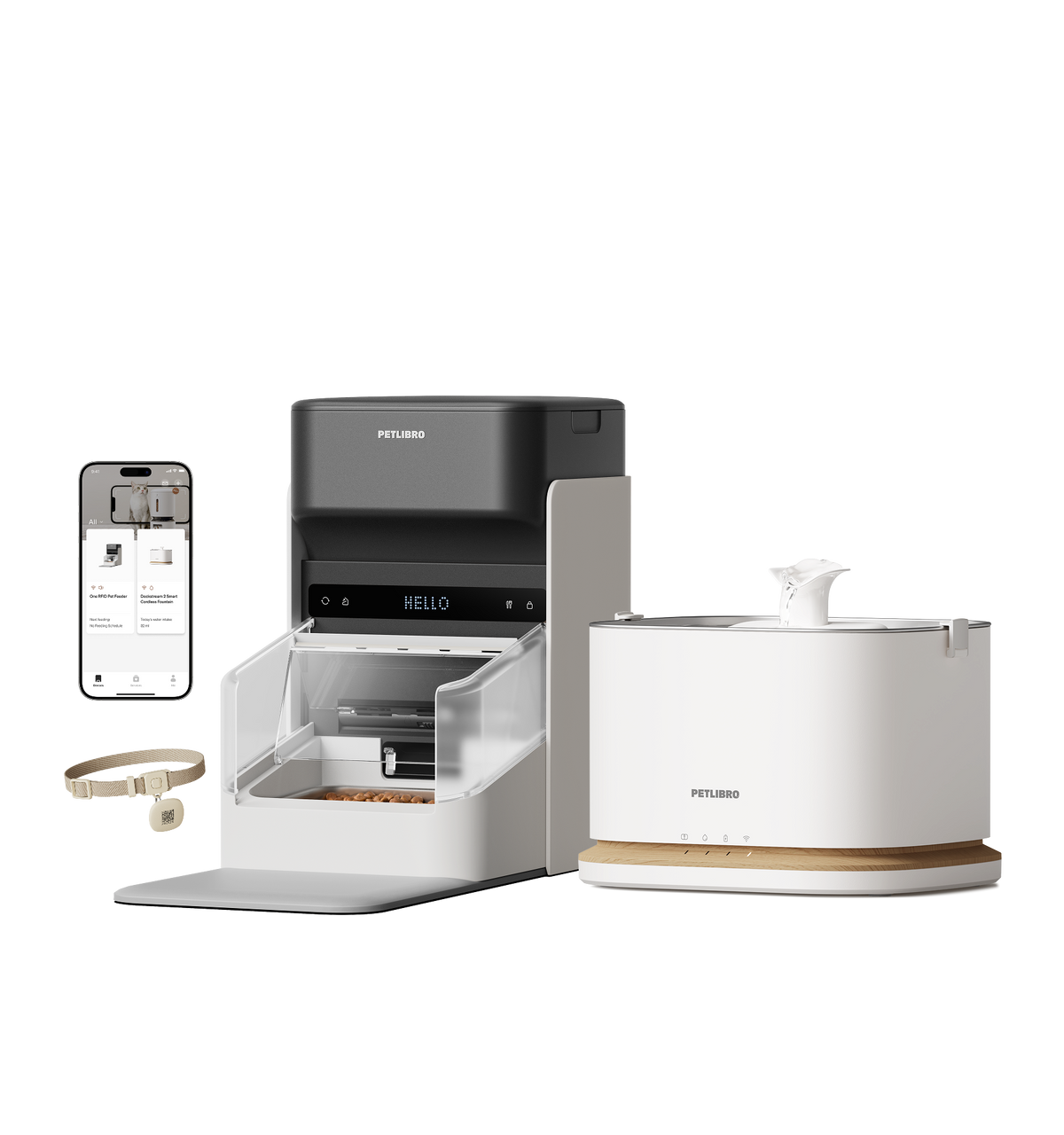 RFID Smart Feeder & Dockstream 2 Smart Cordless Fountain Bundle