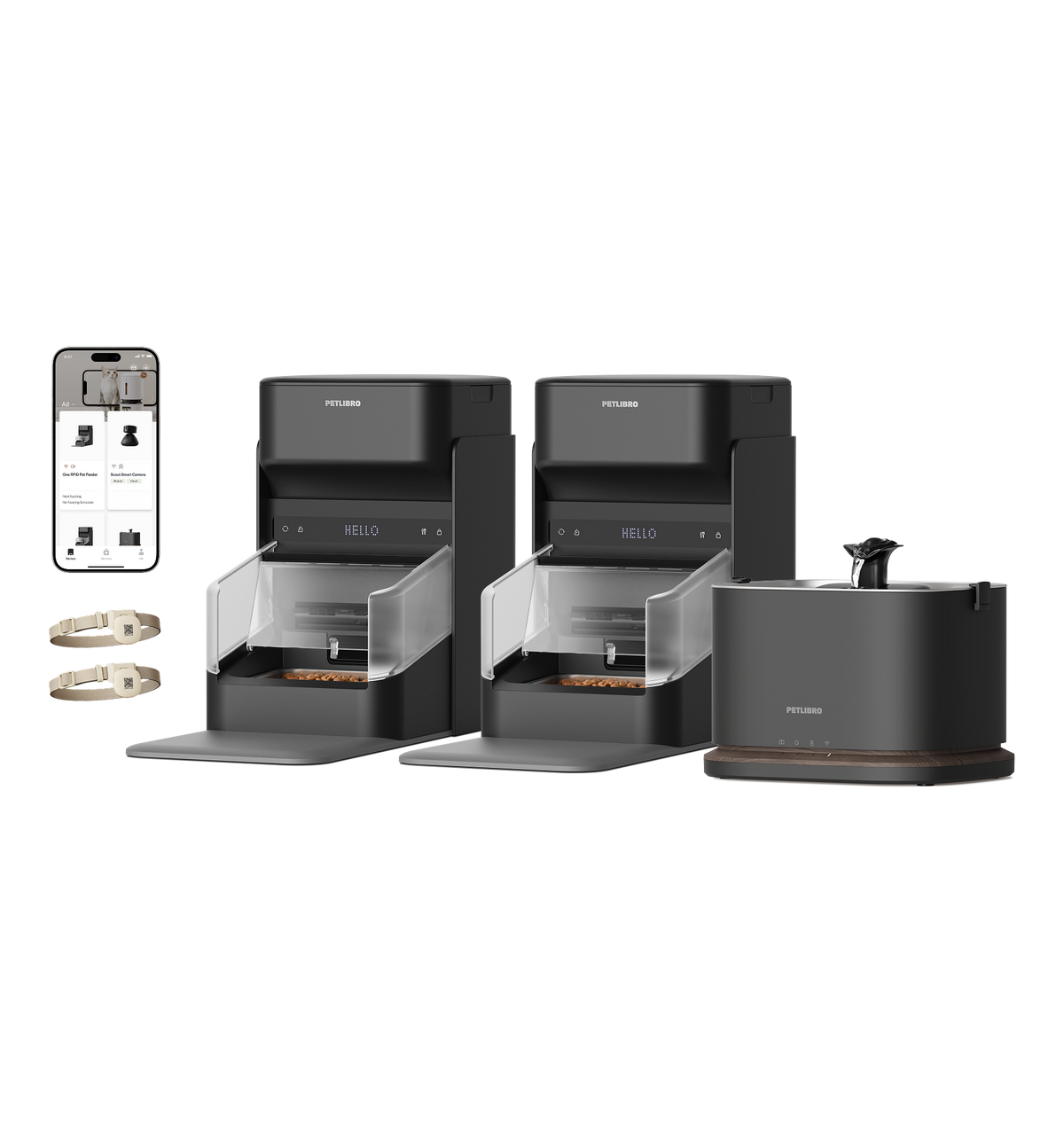 RFID Smart Feeder & Dockstream 2 Smart Cordless Fountain Bundle